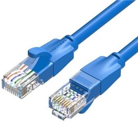 Cabo de Rede RJ45 UTP Vention IBELG Cat.6, 1.5m, Azul
