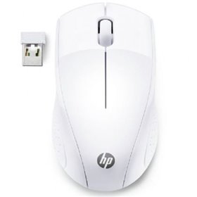 Rato sem fio HP 220/ até 1600 DPI/ branco como a neve