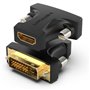 Adaptador HDMI Vention AILB0, HDMI Fêmea - DVI (24+1) Macho
