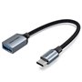 Cabo USB 2.0 Tipo-C Vention CCXHB, USB Tipo-C Macho - USB Fêmea, 15cm