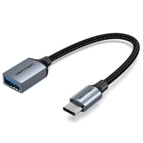 Cabo USB 2.0 Tipo-C Vention CCXHB, USB Tipo-C Macho - USB Fêmea, 15cm