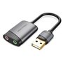 Placa de Som Vention CDKHB, USB Macho - 2xJack 3.5 Fêmea