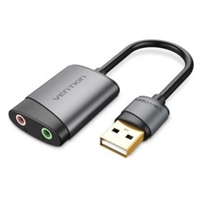 Placa de Som Vention CDKHB, USB Macho - 2xJack 3.5 Fêmea