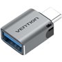 Adaptador USB 3.0 Vention CDQH0, USB Tipo-C Macho - USB Fêmea