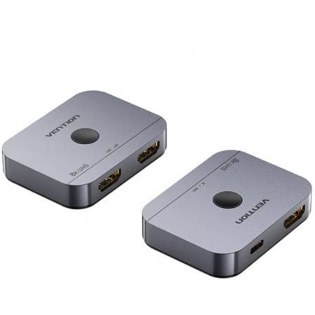 Switch Comutador 8K HDMI 2.1 Bidirecional Vention AKPH0 HDMI Fêmea/USB-C Fêmea - 2x HDMI Fêmea