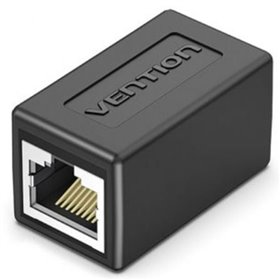Adaptador Conector RJ45 Vention IPVB0, Cat.6 FTP, RJ45 Fêmea - RJ45 Fêmea, Preto