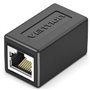 Adaptador Conector RJ45 Vention IPVB0, Cat.6 FTP, RJ45 Fêmea - RJ45 Fêmea, Preto