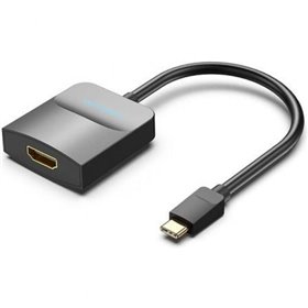 Adaptador Vention TDCBB, USB Tipo-C Macho - HDMI Fêmea