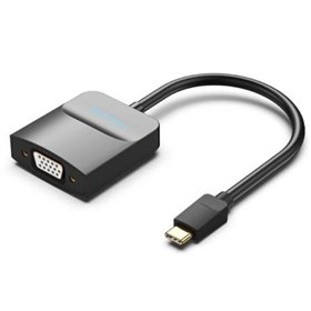 Adaptador USB Tipo-C Vention TDDBB, USB Tipo-C Macho - VGA Fêmea