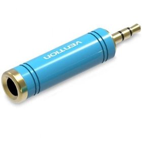 Adaptador Jack Vention VAB-S04-L, Jack 3.5 Macho - Jack 6.5 Fêmea, Azul