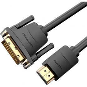 Cabo Conversor Vention ABFBF, DVI Macho - HDMI Macho, 1m, Preto