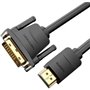 Cabo Conversor Vention ABFBI, DVI Macho - HDMI Macho, 3m, Preto