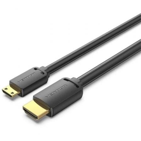 Cabo HDMI 4K Vention AGHBH, HDMI Macho - Mini HDMI Macho, 2m, Preto