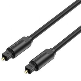 Cabo de Audio de Fibra óptica Vention BAEBF, 1m, Preto