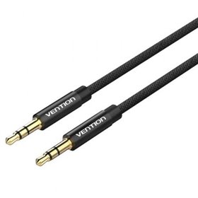 Cabo Stereo Vention BAGBF, Jack 3.5 Macho - Jack 3.5 Macho, 1m, Preto