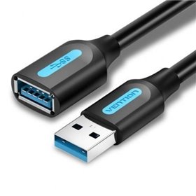 Extensão USB 3.0 Vention CBHBF, USB Macho - USB Fêmea, 5Gbps, 1m, Preto