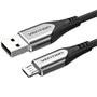 Cabo USB 2.0 Vention COAHG, USB Macho - MicroUSB Macho, Até 60W, 480Mbps, 1.5m, Cinza