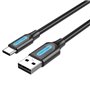 Cabo USB 2.0 Tipo-C Vention COKBG, USB Macho - USB Tipo-C Macho, Até 60W, 480Mbps, 1.5m, Cinza