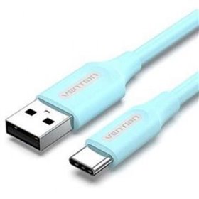 Cabo USB 2.0 Tipo-C Vention COKSG, USB Tipo-C Macho - USB Macho, Até 60W, 480Mbps, 1.5m, Azul
