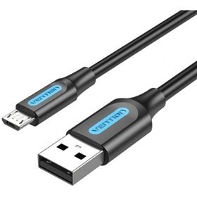 Cabo USB 2.0 Vention COLBD, USB Macho - MicroUSB Macho, Até 60W, 480Mbps, 50cm, Preto