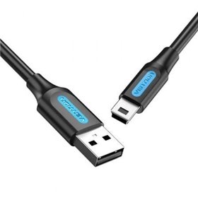 Cabo USB 2.0 Vention COMBF, USB Macho - MiniUSB Macho, Até 10W, 480Mbps, 1m, Preto