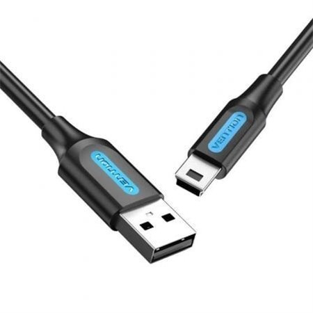 Cabo USB 2.0 Vention COMBF, USB Macho - MiniUSB Macho, Até 10W, 480Mbps, 1m, Preto