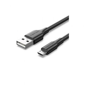 Cabo USB 2.0 Vention CTIBC, USB Macho - MicroUSB Macho, Até 60W, 480Mbps, 25cm, Preto