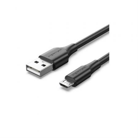 Cabo USB 2.0 Vention CTIBC, USB Macho - MicroUSB Macho, Até 60W, 480Mbps, 25cm, Preto