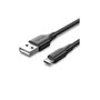 Cabo USB 2.0 Vention CTIBD, USB Macho - MicroUSB Macho, Até 60W, 480Mbps, 50cm, Preto