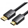Cabo Conversor Vention HADBI, DisplayPort Macho - HDMI Macho, 3m, Preto