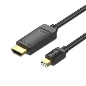 Cabo Conversor Vention HAHBG, Mini DisplayPort Macho - HDMI Macho, 1.5m, Preto