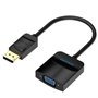 Conversor Vention HBFBB, DisplayPort Macho - VGA Fêmea, 15cm, Preto