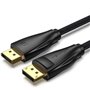Cabo DisplayPort 1.4 8K Vention HCCBF, DisplayPort Macho - DisplayPort Macho, 1m, Preto