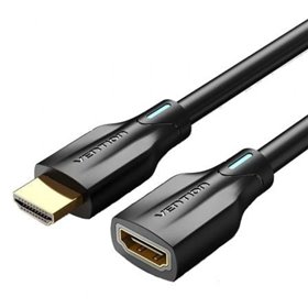 Extensão HDMI 8K Vention AHBBF, HDMI Macho - HDMI Fêmea, 1m, Preto