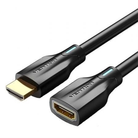 Extensão HDMI 8K Vention AHBBF, HDMI Macho - HDMI Fêmea, 1m, Preto