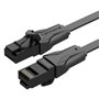Cabo de Rede RJ45 UTP Vention IBABF Cat.6, 1m, Preto