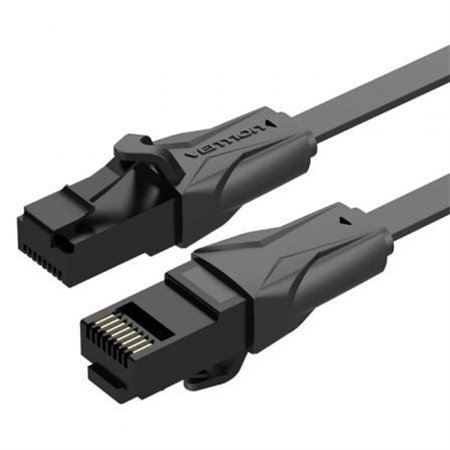 Cabo de Rede RJ45 UTP Vention IBABF Cat.6, 1m, Preto
