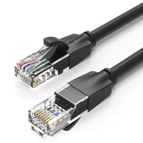Cabo de Rede RJ45 UTP Vention IBEBI Cat.6, 3m, Preto
