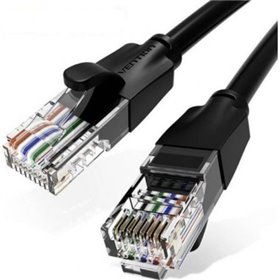 Cabo de Rede RJ45 UTP Vention IBEBK Cat.6, 8m, Preto