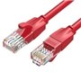 Cabo de Rede RJ45 UTP Vention IBERF Cat.6, 1m, Vermelho
