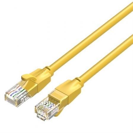 Cabo de Rede RJ45 UTP Vention IBEYF Cat.6, 1m, Amarillo