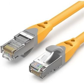 Cabo de Rede RJ45 SFTP Vention IBHYD Cat.6A, 50cm, Amarillo