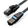 Cabo de Rede RJ45 UTP Vention IBJBD Cat.6A, 50cm, Preto