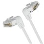 Cabo de Rede RJ45 UTP Vention IBOWF Cat.6A, 1m, Cabeza Rotatoria 360º, Branco