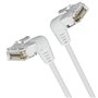 Cabo de Rede RJ45 UTP Vention IBOWG Cat.6A, 1.5m, Cabeza Rotatoria 360º, Branco