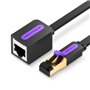 Extensão de Rede RJ45 UTP Vention ICBBL Cat.7, 10m, Preto
