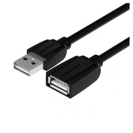Extensão USB 2.0 Vention VAS-A44-B200, USB Macho - USB Fêmea, 480Mbps, 2m, Preto