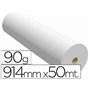 Rolo PLOTTER 914mmx50mx50/90Gr./EXTRA- Caixa 2 unid.