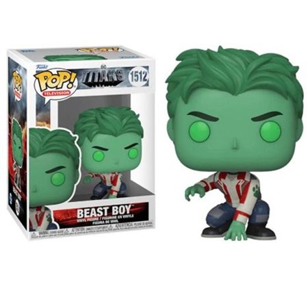 Funko pop dc comics série de tv titãs s1 menino fera 75874