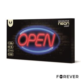 Luz LED Neon em Forma da Palavra "Open"